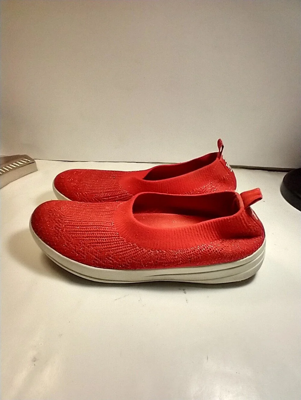 FitFlop Uberknit Slip On Ballet Flats Shoes Women's sz 8.5.